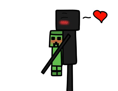 anime enderman|Enderman's hug .